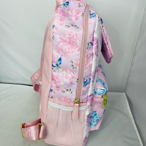 Luv BETSEY JOHNSON Pink Floral Backpack Rose Print Bag LBSTUDY Crossbody Purse main image 6